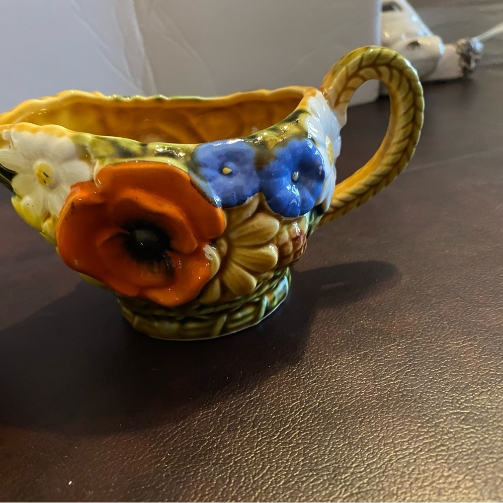 Vintage cream & sugar set - Picture 2 of 16
